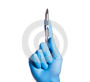 Hand of surgeon