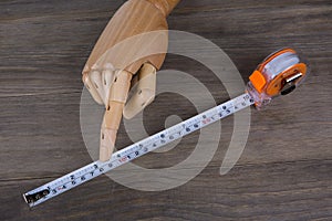 Hand and Tape measure, construction estimating tools