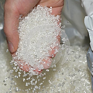 Hand testing regrind