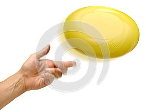 Hand Throwing Frisbee