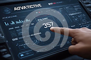 Futuristic Car Dashboard