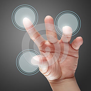 Hand and Touchscreen Technology