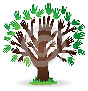 Hand Tree Logo