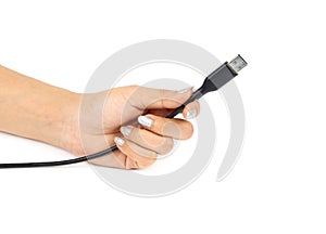 Hand with USB 3.0