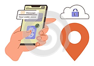 Mobile Authentication with Fingerprint and Multi-Factor Security for Cloud Protection
