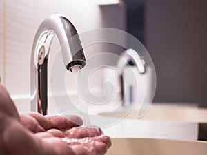 Hand wash Bathroom Sink Hygiene Cleaning Hand