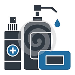 Hand Wash  Glyph Style vector icon which can easily modify or edit