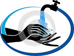 Hand wash logo photo