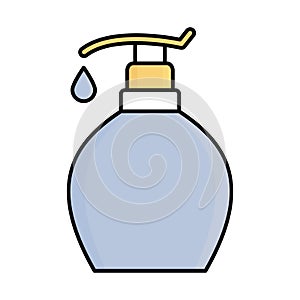 Hand wash Outline with Fill Color Vector icon which can easily modify or edit photo