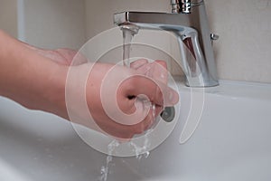 Hand washing as disease prevention, cleanliness and hygiene