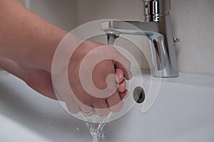 Hand washing as disease prevention, cleanliness and hygiene