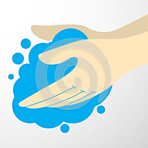 Hand washing icon