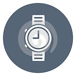 Hand watch, timepiece Isolated Vector icon which can be easily modified or edited