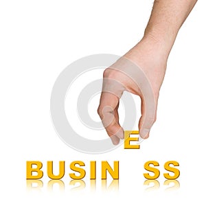 Hand and word Business