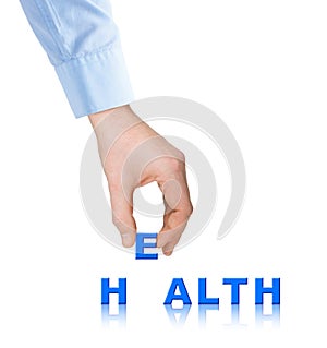 Hand and word Health