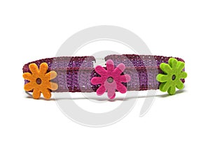 Hand worked crocheted collar