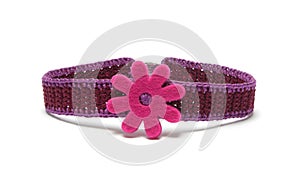 Hand worked crocheted collar