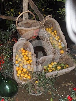 Hand-woven baskets