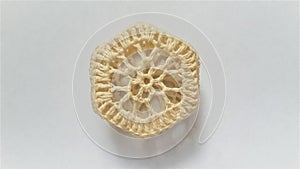 Hand-woven casket. photo