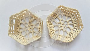 Hand-woven casket. photo