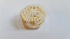 Hand-woven casket. photo