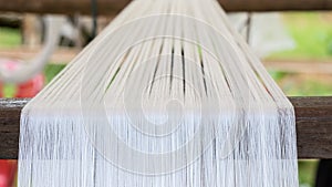 Hand woven cotton industry in thailand