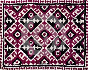 Hand woven textile background, Pakistan