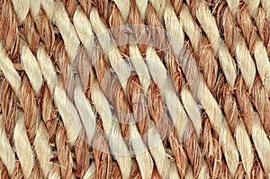 Hand Woven / Tied Rug Detail.