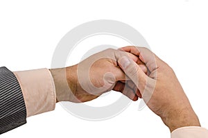 Hand, wrist, fingers, thumb, phalange, isolated, background, nail, emotions photo