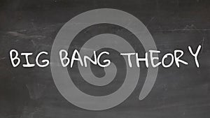 Hand Write Big Bang Theory, Chalkboard