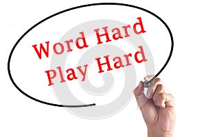 Hand writing Word Hard Play transparent board