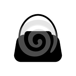 Handbag icon vector. purse ilustration sign. reticule symbol. bag logo. photo