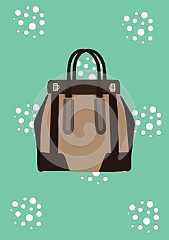 handbag. Vector illustration decorative design