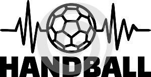 Handball heartbeat line