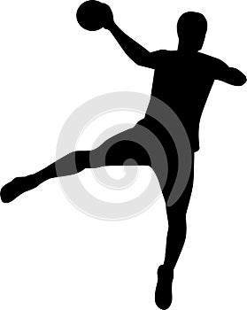 Handball Player Throw