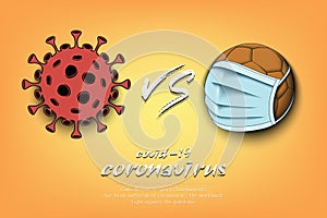 Handball vs coronavirus covid-19