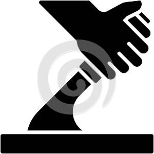 Handbrake icon, car accident and safety related vector illustration