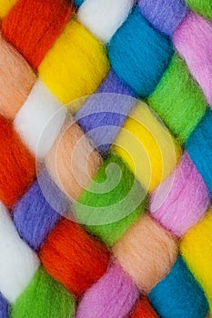 Handcraft felting material