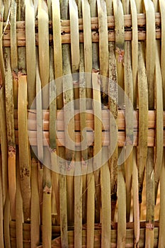 Handcraft mexican cane basketry vegetal texture photo