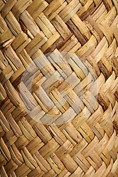 Handcraft mexican cane basketry vegetal texture