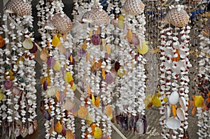 Handcraft sea shell mobile