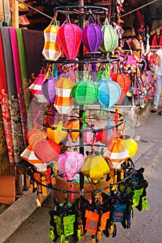 Handcrafted lanterns in ancient town Hoi An, Vietnam