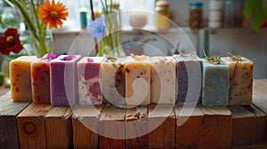 Handcrafted Soap Bars With Natural Ingredients