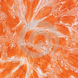 Handcrafted tie-dye orange abstract pattern photo
