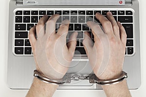 Handcuff and internet