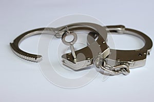 Handcuffs with key