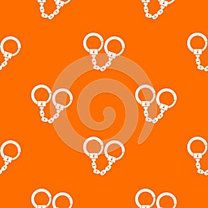 Handcuffs pattern seamless