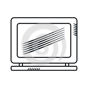 Handdraw icon lap top