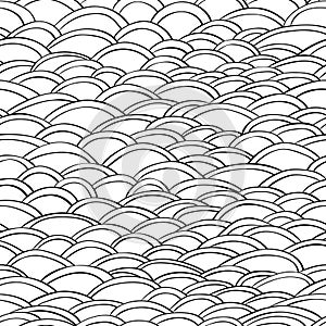 Handdraw lines abstract background
