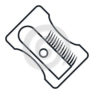 Handdraw icon pencil sharpener photo